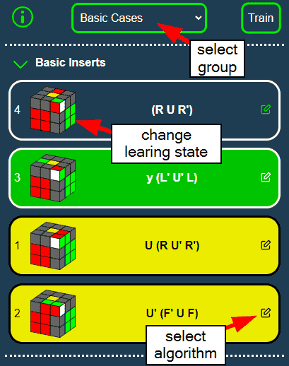 Select Page Instructions